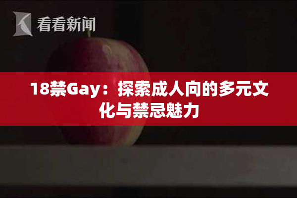 18禁Gay：探索成人向的多元文化与禁忌魅力