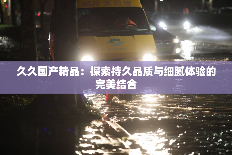 久久国产精品：探索持久品质与细腻体验的完美结合