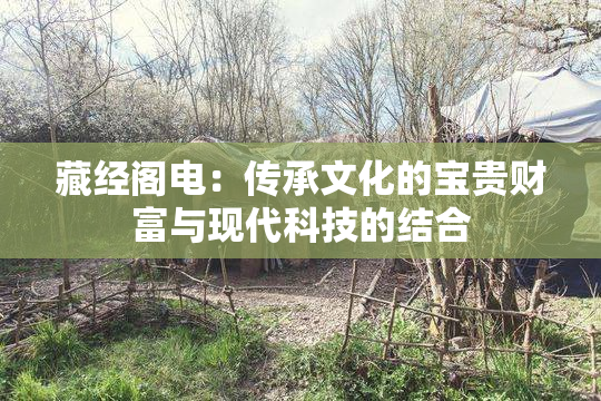 藏经阁电：传承文化的宝贵财富与现代科技的结合