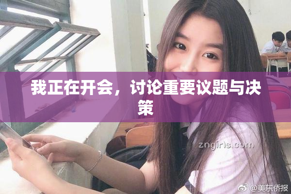 我正在开会，讨论重要议题与决策