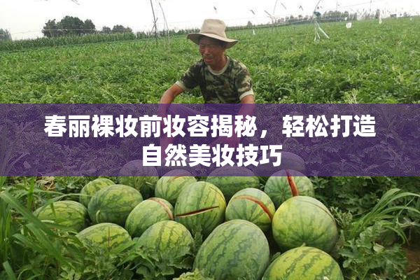 春丽裸妆前妆容揭秘，轻松打造自然美妆技巧