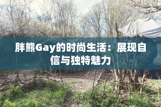 胖熊Gay的时尚生活：展现自信与独特魅力