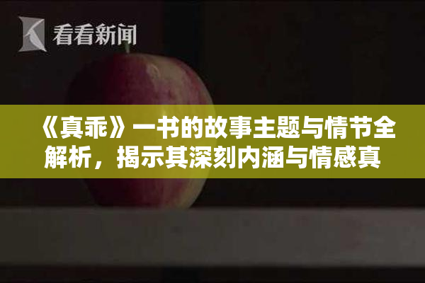 《真乖》一书的故事主题与情节全解析，揭示其深刻内涵与情感真谛。