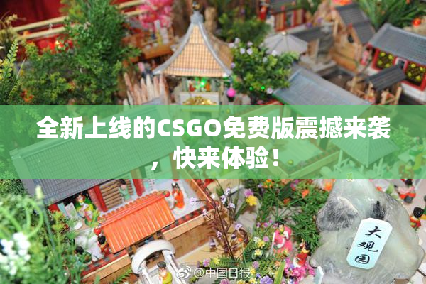 全新上线的CSGO免费版震撼来袭，快来体验！