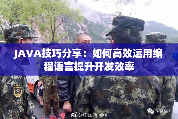 JAVA技巧分享：如何高效运用编程语言提升开发效率