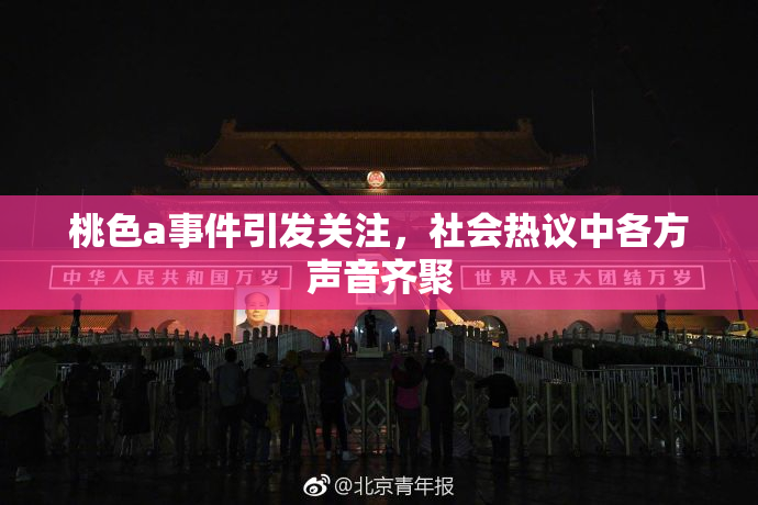桃色a事件引发关注，社会热议中各方声音齐聚