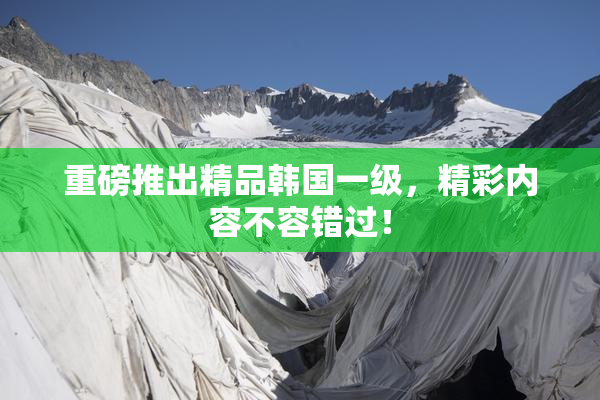 重磅推出精品韩国一级，精彩内容不容错过！