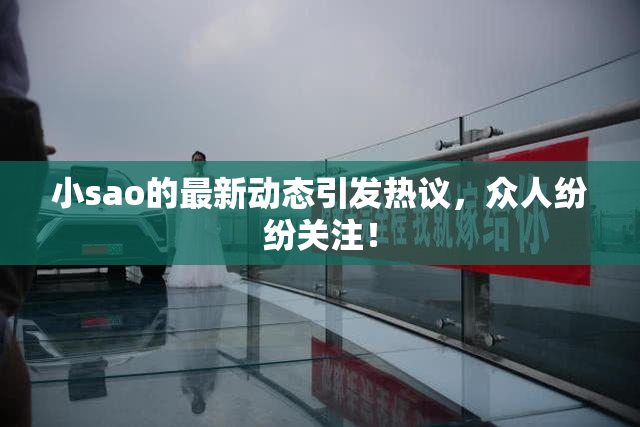 小sao的最新动态引发热议，众人纷纷关注！