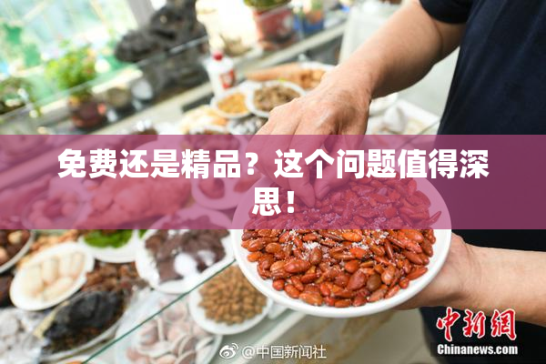 免费还是精品？这个问题值得深思！