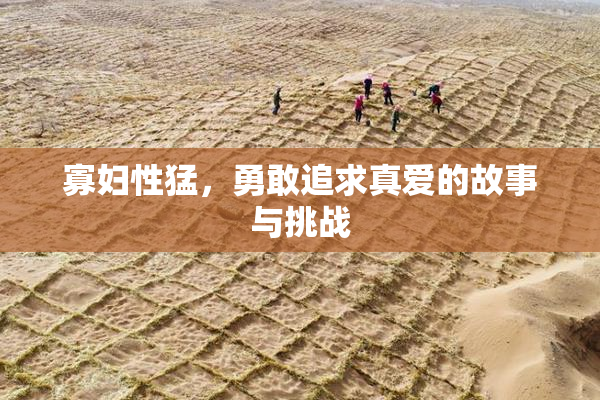寡妇性猛，勇敢追求真爱的故事与挑战