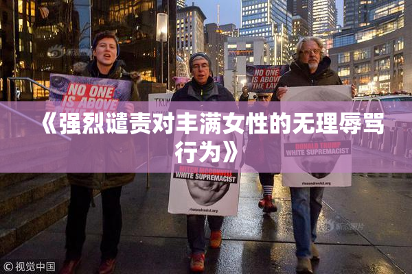 《强烈谴责对丰满女性的无理辱骂行为》