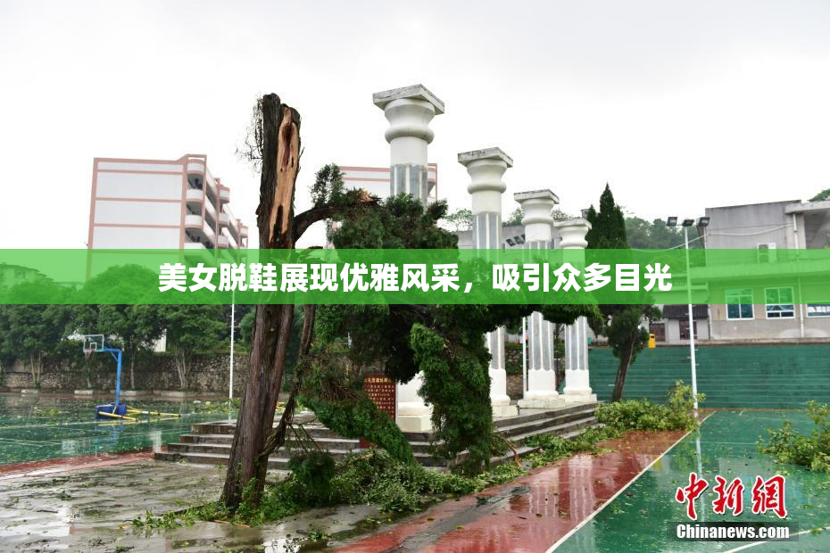 美女脱鞋展现优雅风采，吸引众多目光