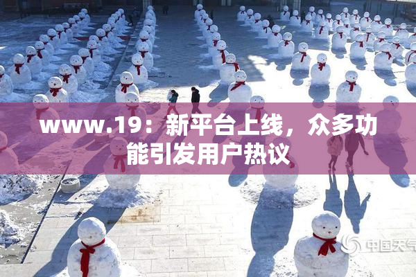 www.19：新平台上线，众多功能引发用户热议