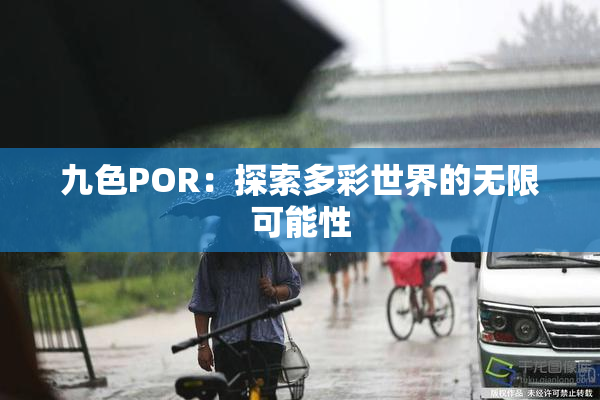 九色POR：探索多彩世界的无限可能性