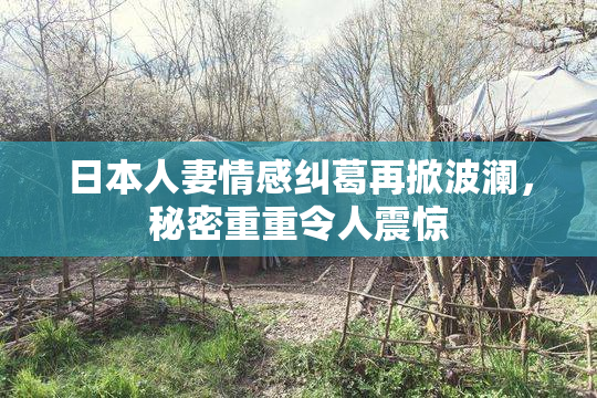 日本人妻情感纠葛再掀波澜，秘密重重令人震惊