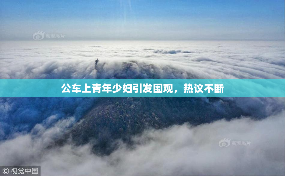 公车上青年少妇引发围观，热议不断