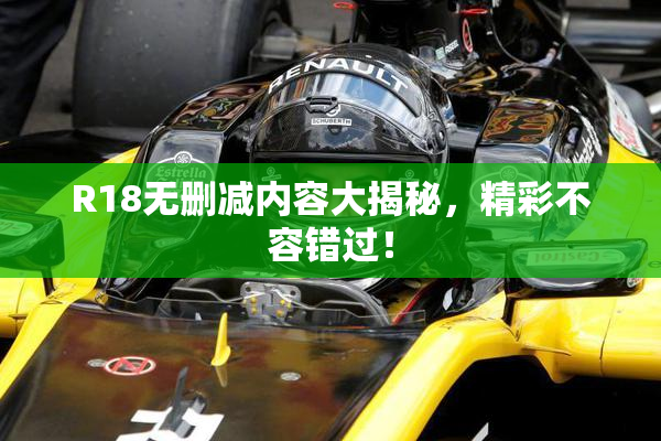 R18无删减内容大揭秘，精彩不容错过！