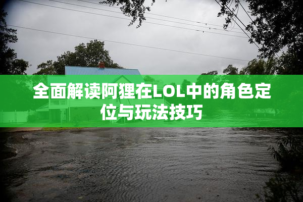 全面解读阿狸在LOL中的角色定位与玩法技巧