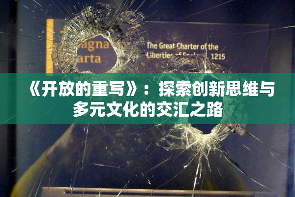 《开放的重写》：探索创新思维与多元文化的交汇之路