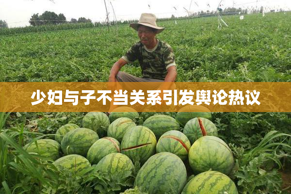 少妇与子不当关系引发舆论热议