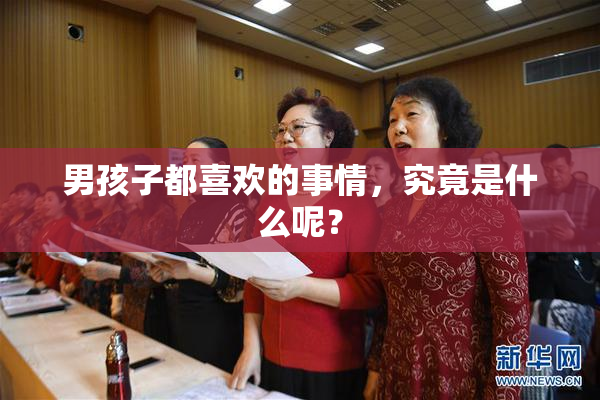 男孩子都喜欢的事情，究竟是什么呢？