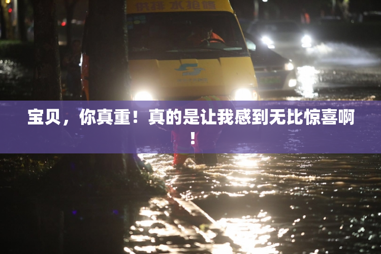 宝贝，你真重！真的是让我感到无比惊喜啊！