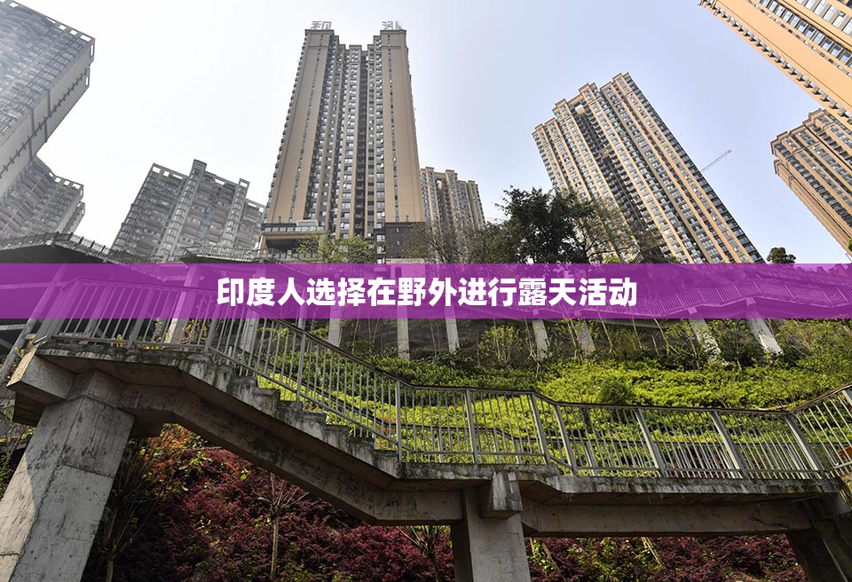 印度人选择在野外进行露天活动