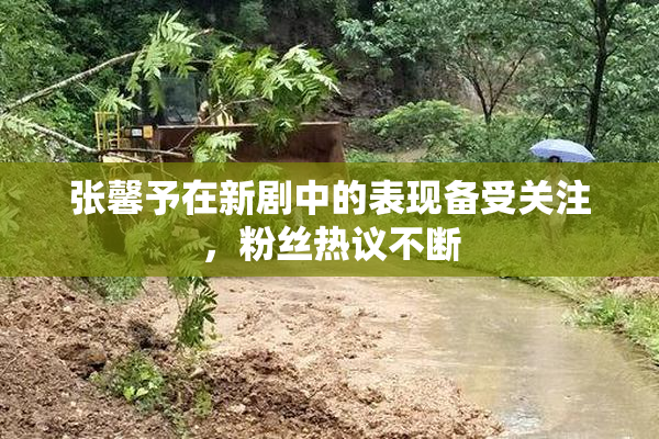 张馨予在新剧中的表现备受关注，粉丝热议不断