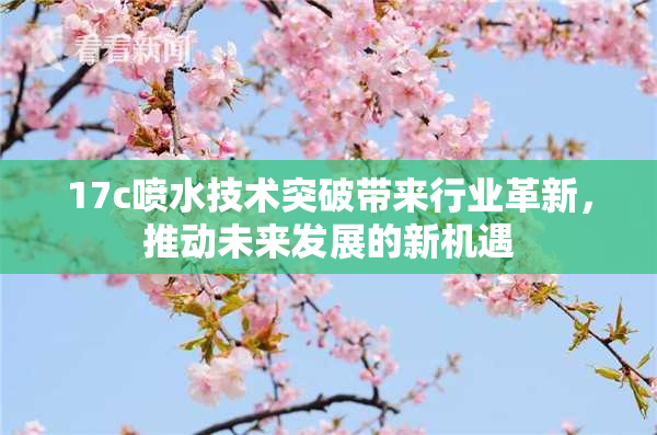 17c喷水技术突破带来行业革新，推动未来发展的新机遇