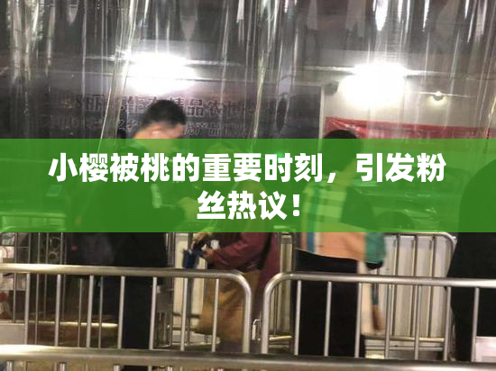 小樱被桃的重要时刻，引发粉丝热议！