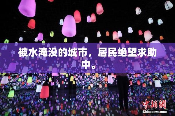 被水淹没的城市，居民绝望求助中。