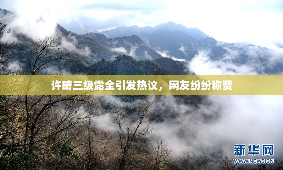 许晴三级露全引发热议，网友纷纷称赞