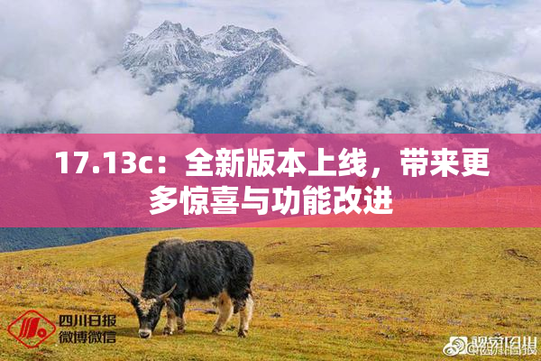 17.13c：全新版本上线，带来更多惊喜与功能改进