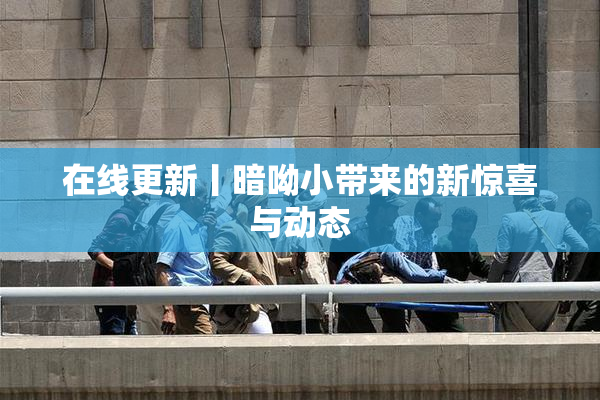 在线更新丨暗呦小带来的新惊喜与动态