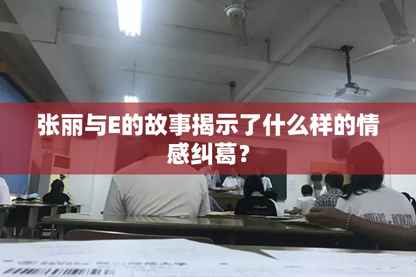 张丽与E的故事揭示了什么样的情感纠葛？
