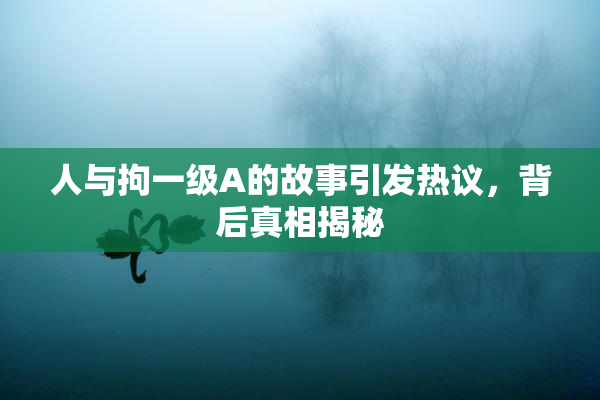 人与拘一级A的故事引发热议，背后真相揭秘