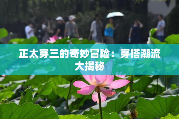 正太穿三的奇妙冒险：穿搭潮流大揭秘