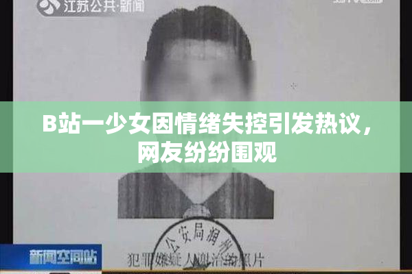 B站一少女因情绪失控引发热议，网友纷纷围观