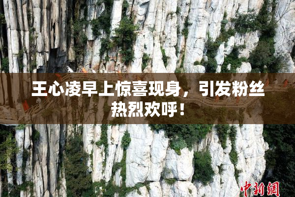 王心凌早上惊喜现身，引发粉丝热烈欢呼！