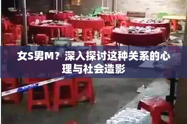 女S男M？深入探讨这种关系的心理与社会造影