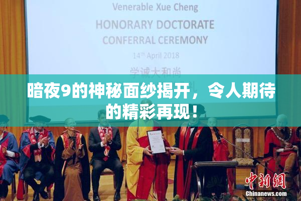 暗夜9的神秘面纱揭开，令人期待的精彩再现！