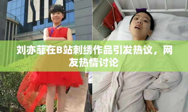 刘亦菲在B站刺绣作品引发热议，网友热情讨论