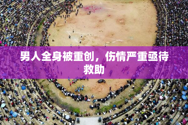 男人全身被重创，伤情严重亟待救助