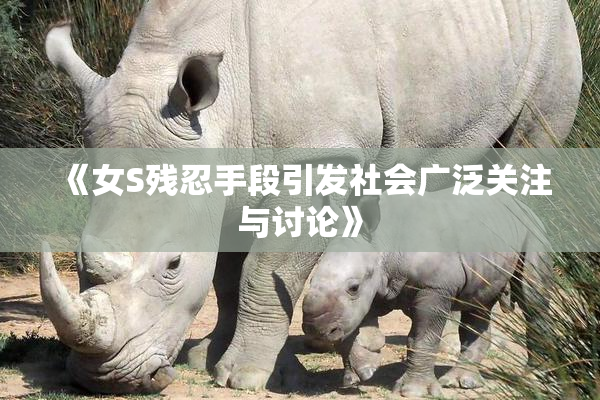 《女S残忍手段引发社会广泛关注与讨论》