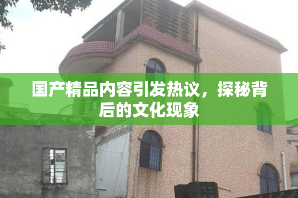 国产精品内容引发热议，探秘背后的文化现象