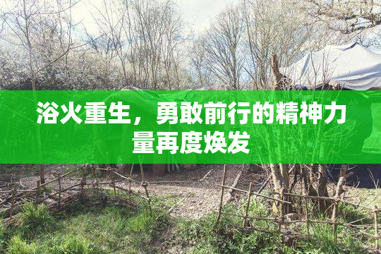 浴火重生，勇敢前行的精神力量再度焕发