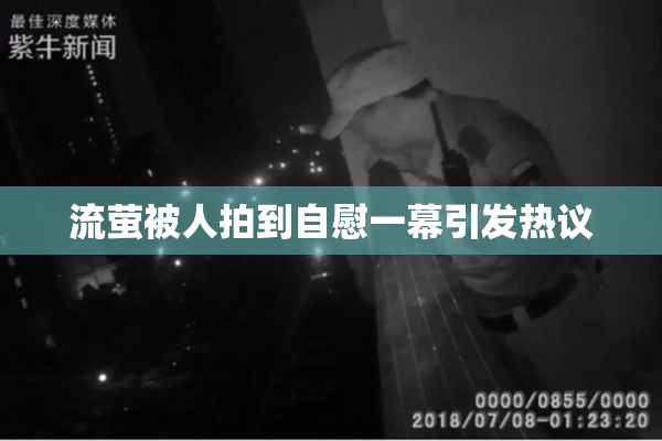 流萤被人拍到自慰一幕引发热议