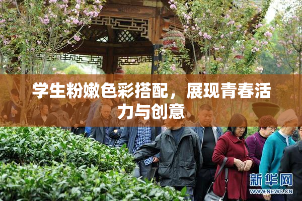 学生粉嫩色彩搭配，展现青春活力与创意
