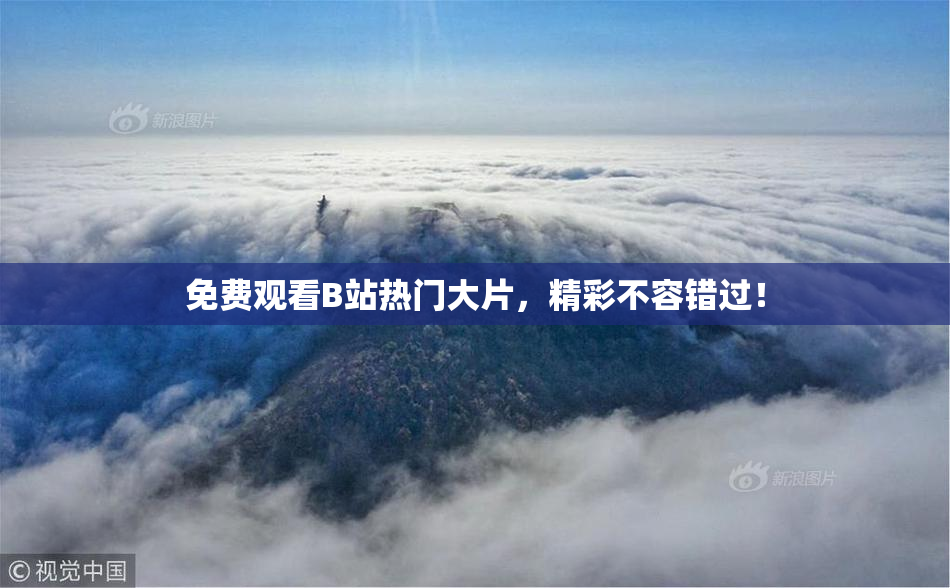 免费观看B站热门大片，精彩不容错过！