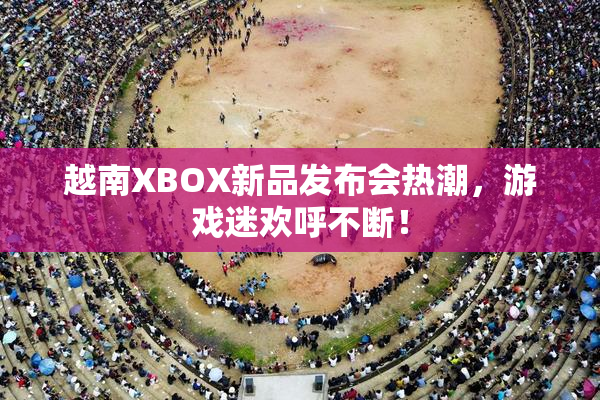 越南XBOX新品发布会热潮，游戏迷欢呼不断！